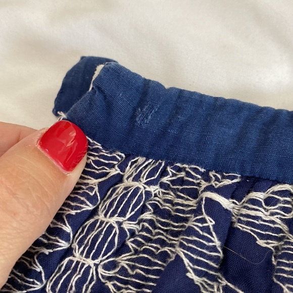 Vintage 60s Metal Side Zipper Embroidered Boho Peasant Hippie Maxi Skirt - Picture 7 of 9